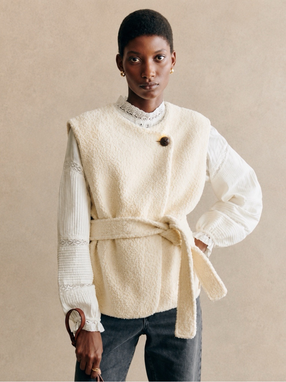 Sezane Sebastine Jacket Vest